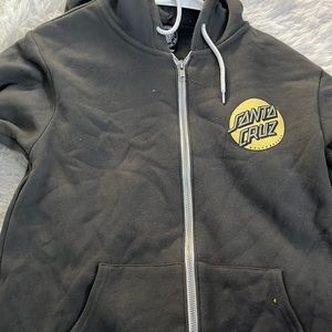 Santa Cruz skateboard zip up